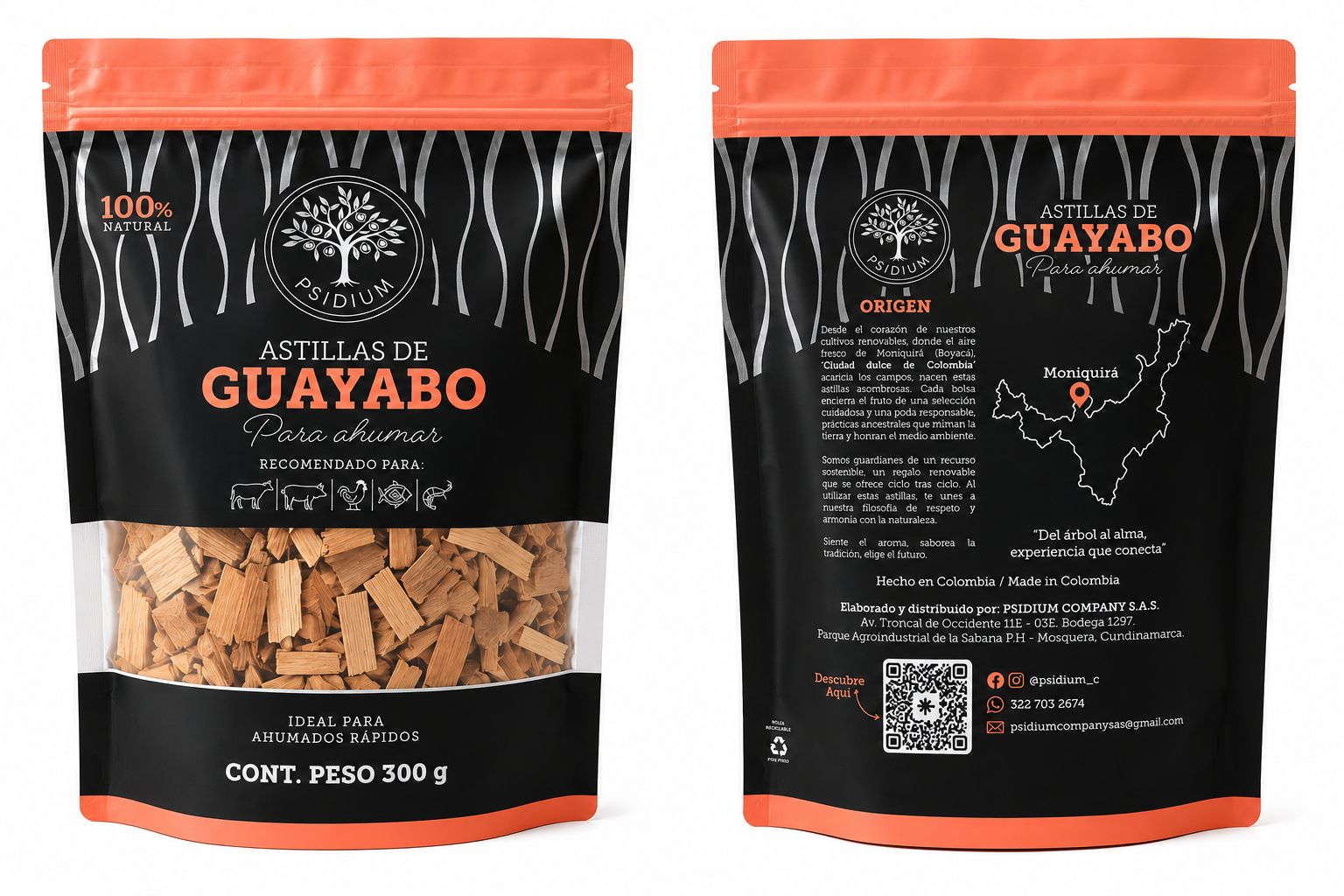 Astillas y chunks de guayabo para ahumar — La Carnicerie Colombia