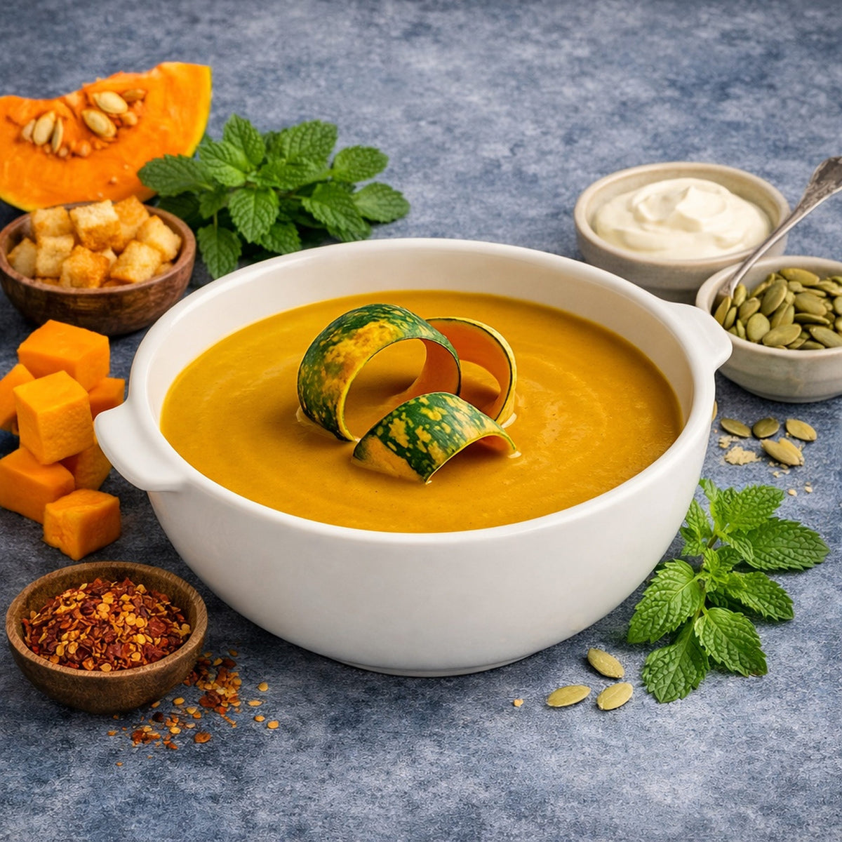 Sopa Ahuyama Hierbabuena — La Carnicerie despensa gourmet Colombia
