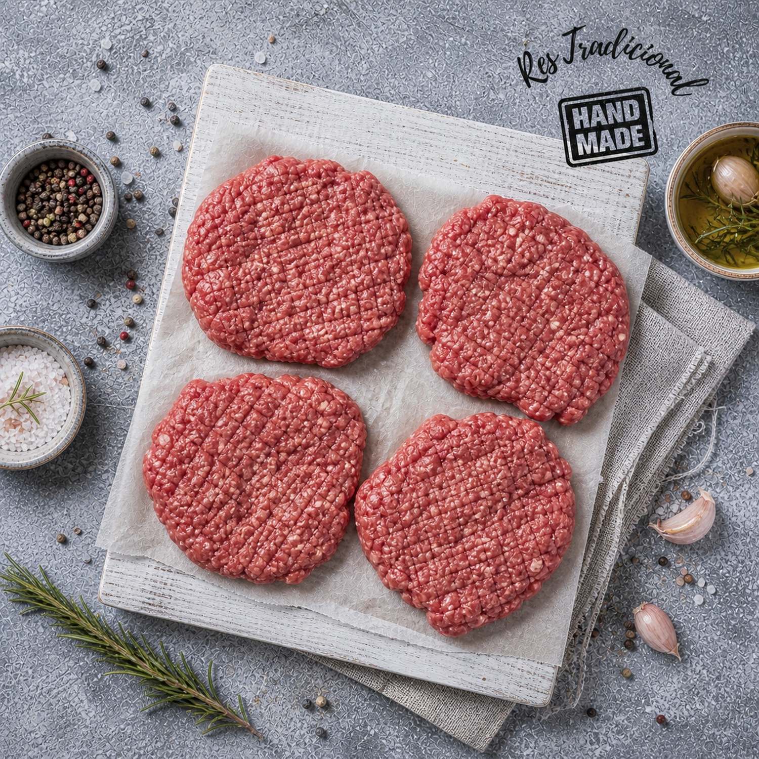Hamburguesa Res Hecho a mano — La Carnicerie carnes de origen Colombia
