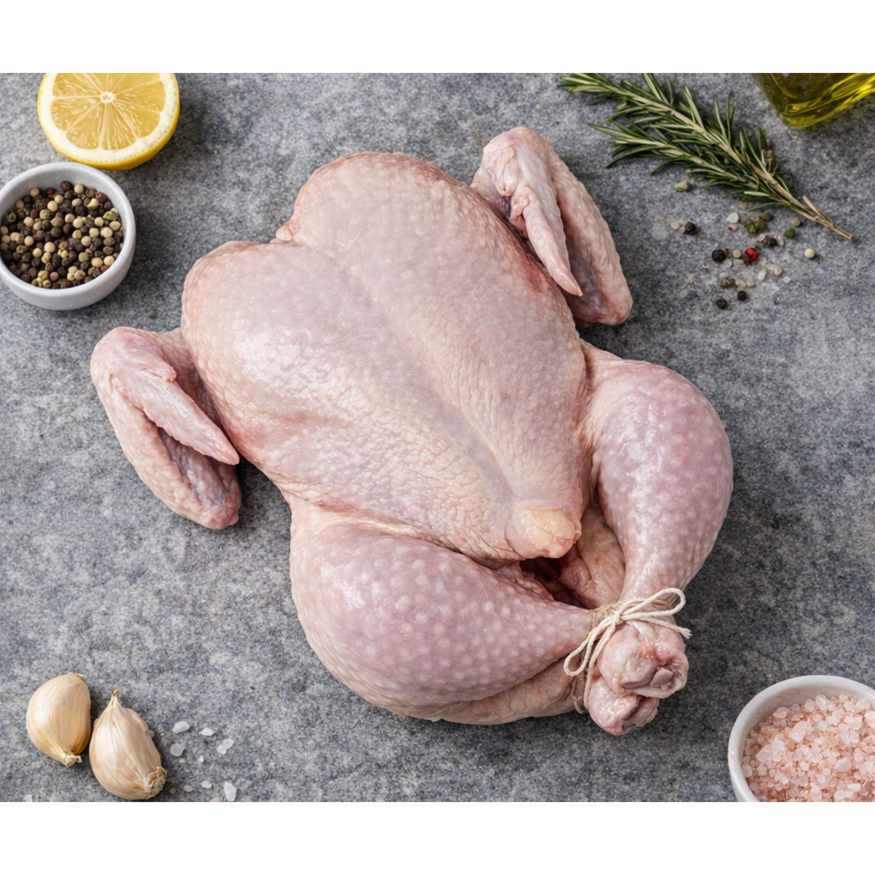 Pollo Entero Blanco 1700-1900gr - Aves Frescas - La Carnicerie