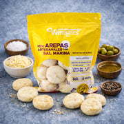 Arepa de maíz mini peto con queso mozarella y sal 15 und - La Carnicerie