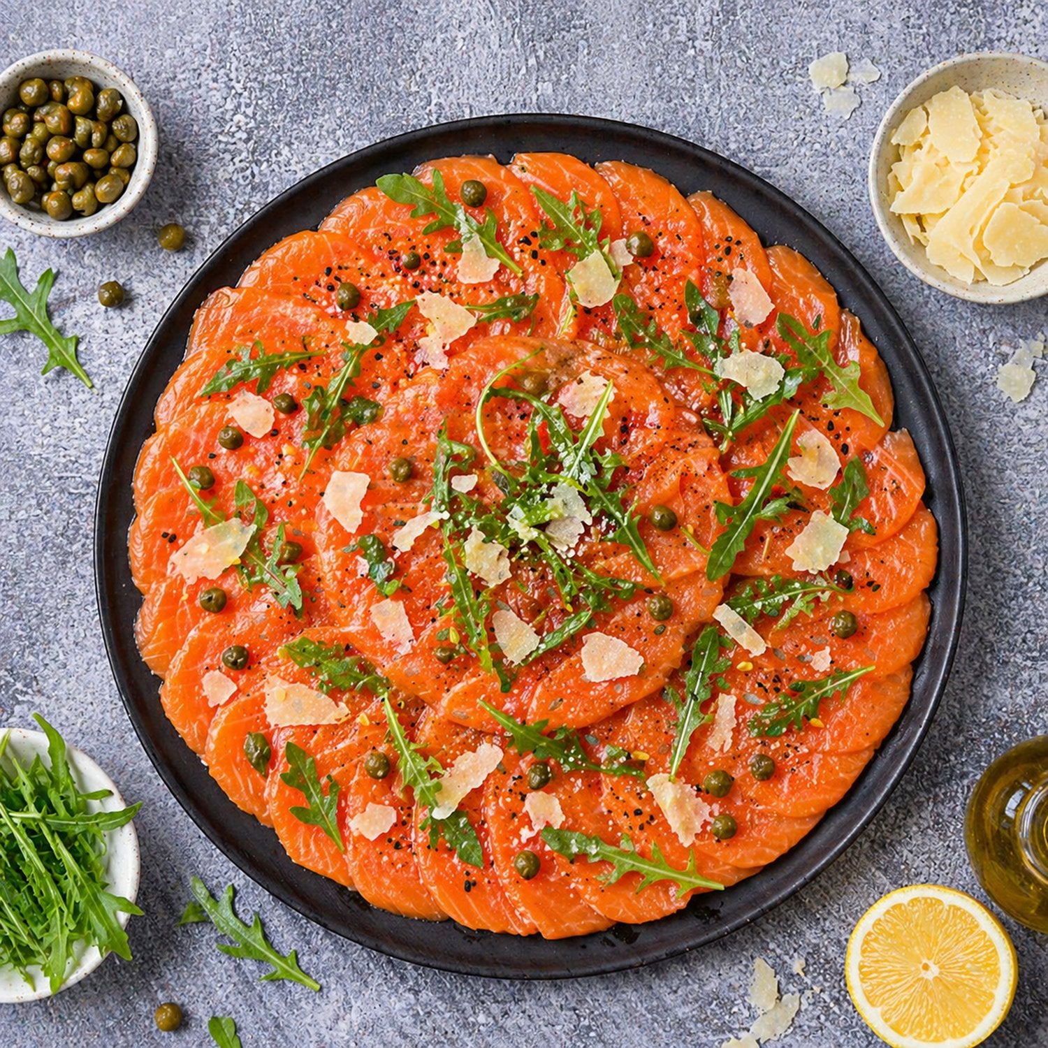Carpaccio de Salmón ahumado x 200 gr - La Carnicerie