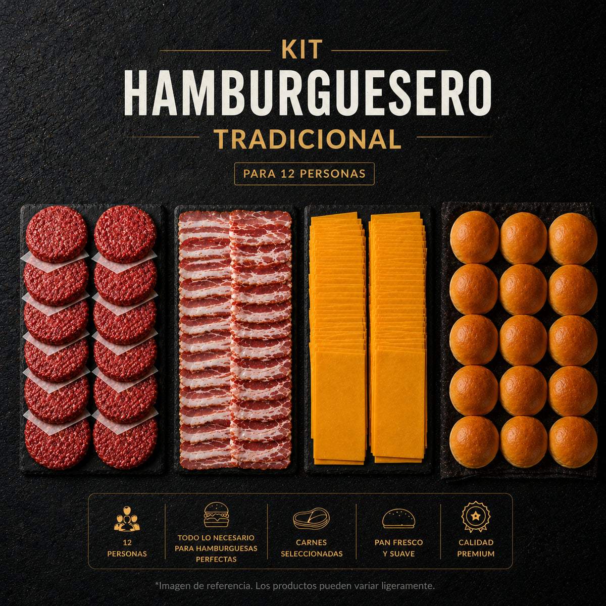 Kit hamburguesa para 12 personas La Carnicerie