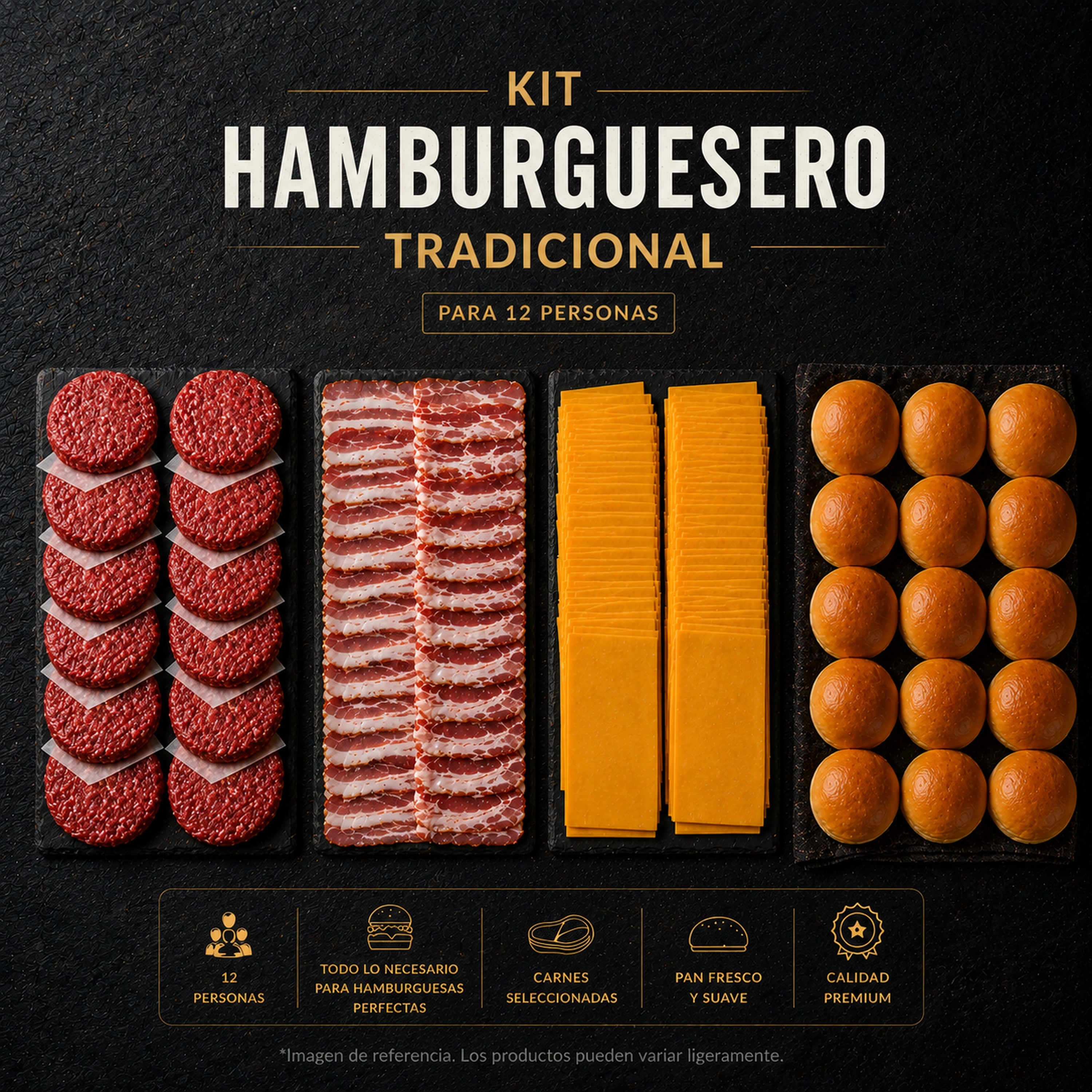 Kit hamburguesa para 12 personas La Carnicerie