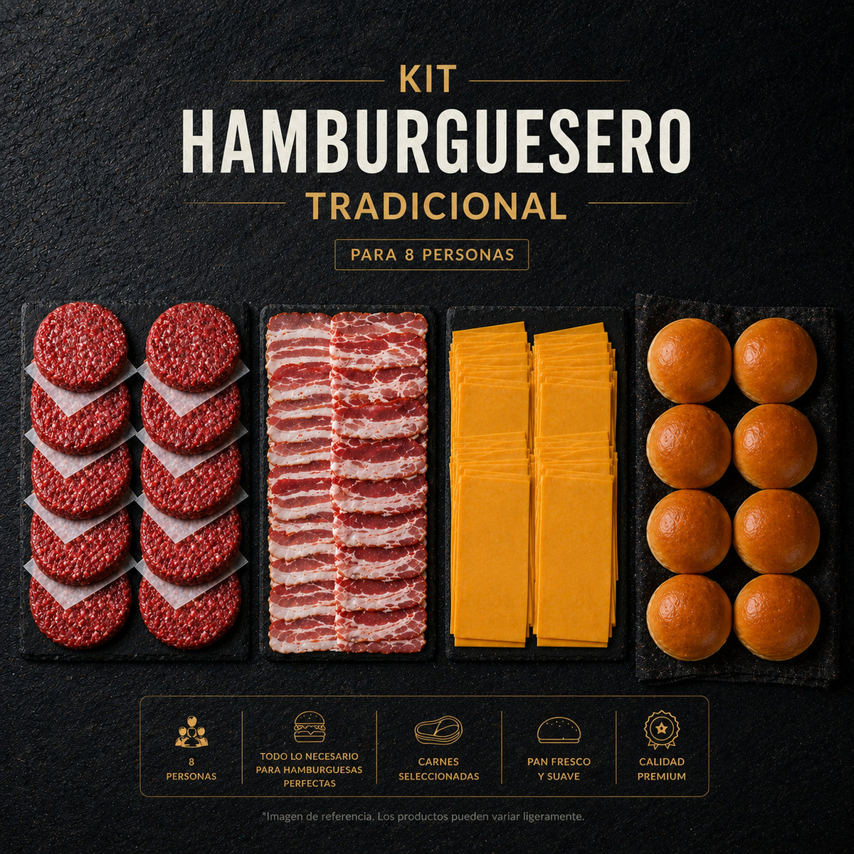 Kit hamburguesa para 8 personas La Carnicerie