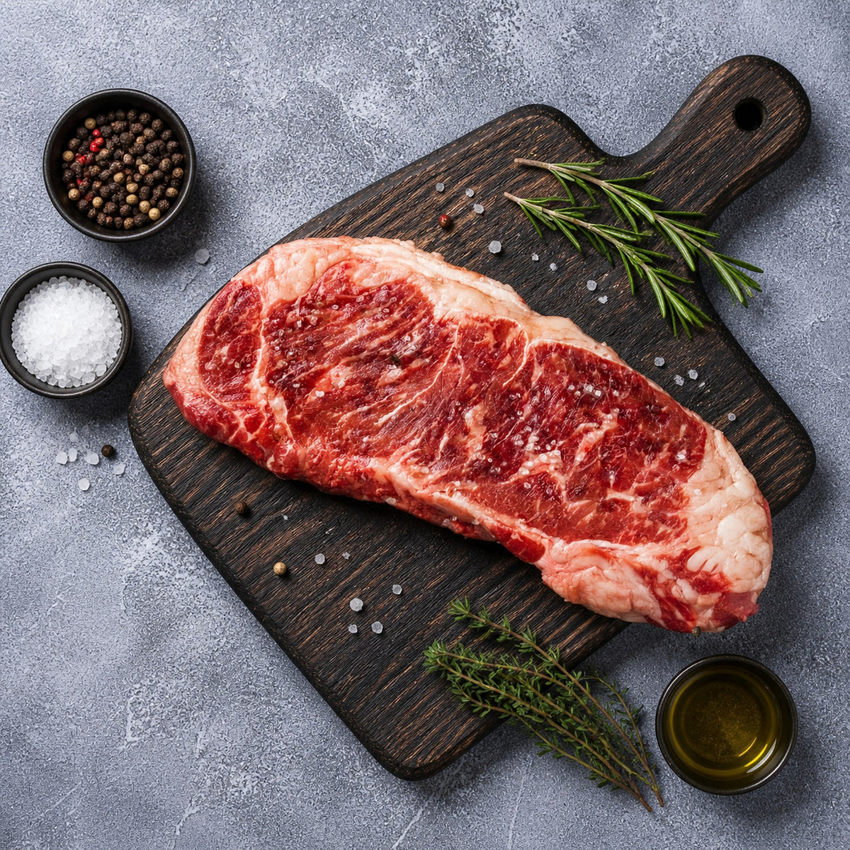 New York Steak Choice Swift Black Angus 450gr - 550gr Aprox - La Carnicerie