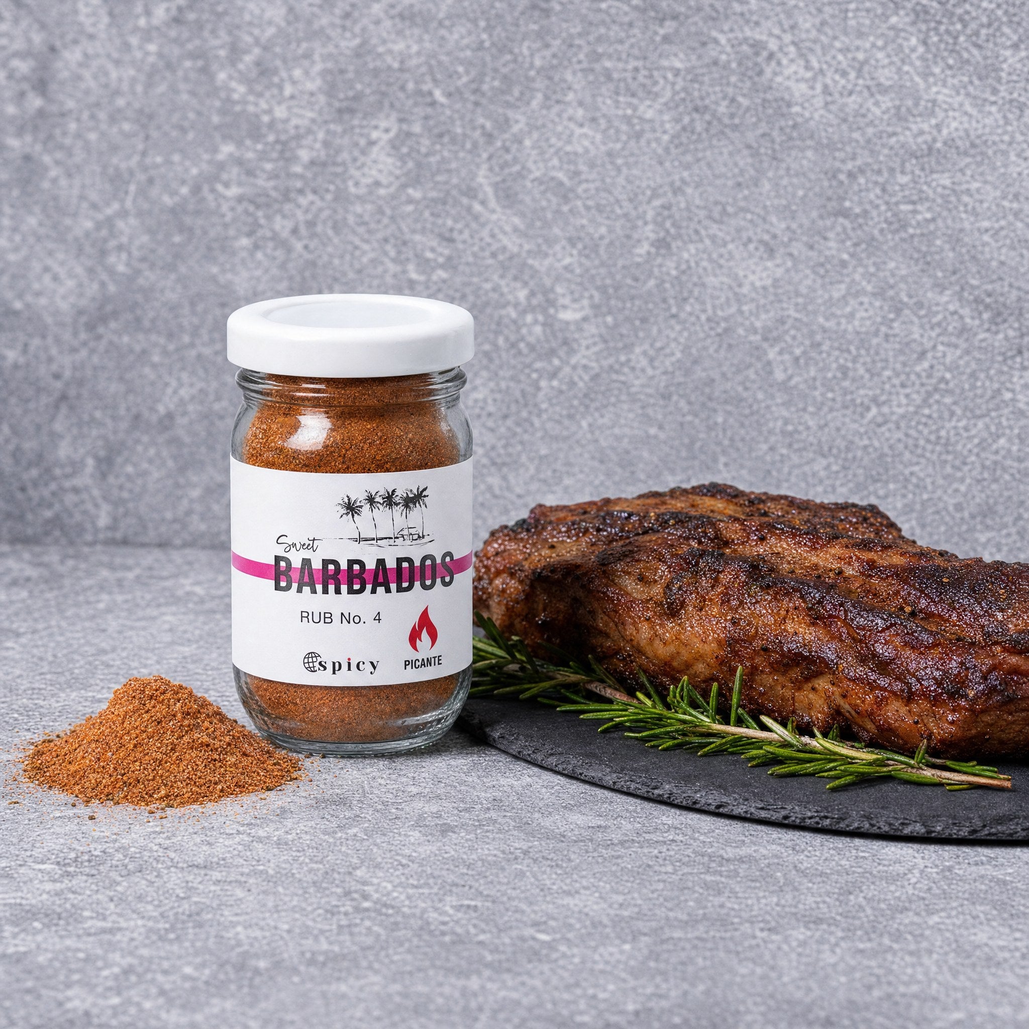 Rub #4 Barbados-SpicyAmp;Co Frasco 55gr - La Carnicerie