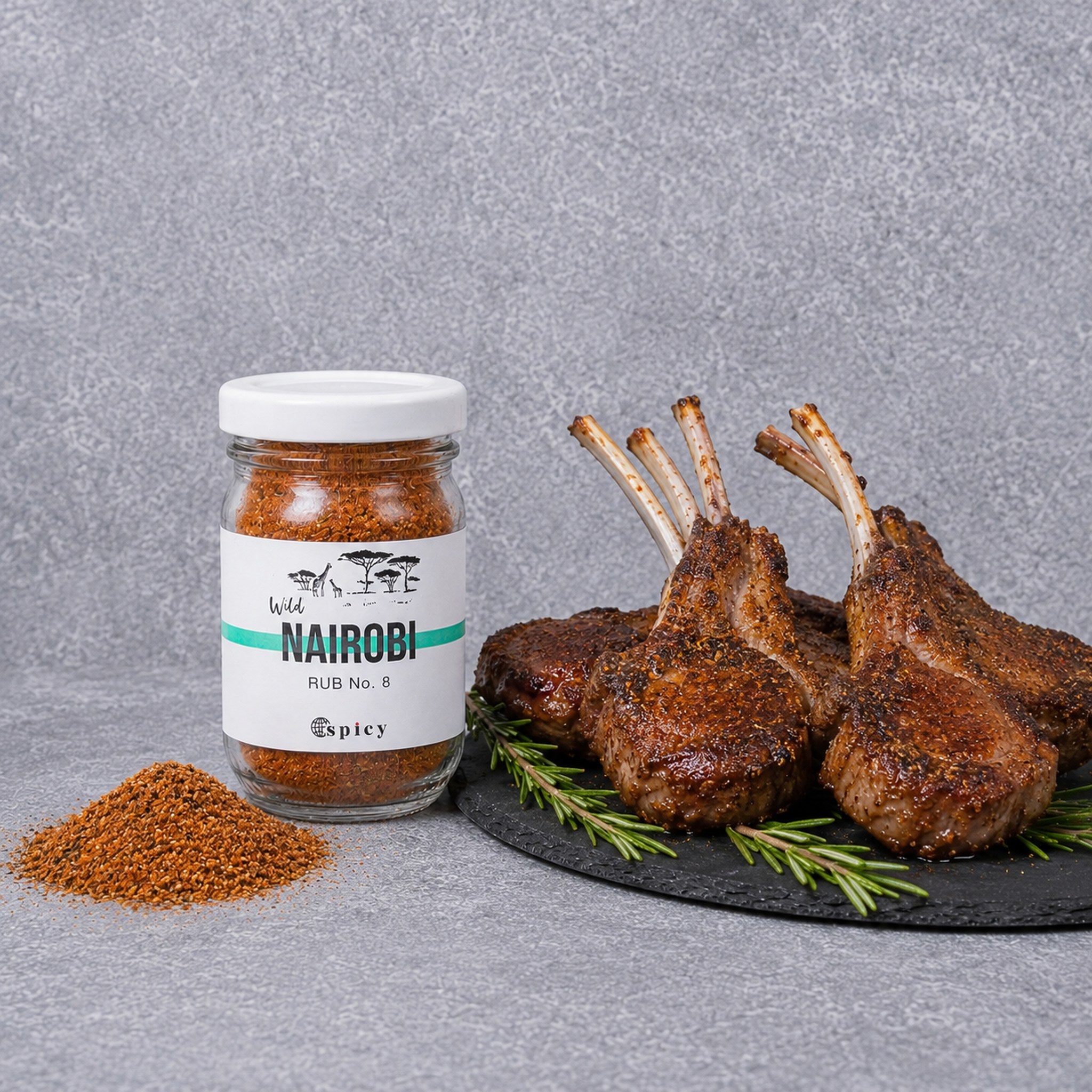 Rub #8 Nairobi-SpicyAmp;Co Frasco 55gr - La Carnicerie