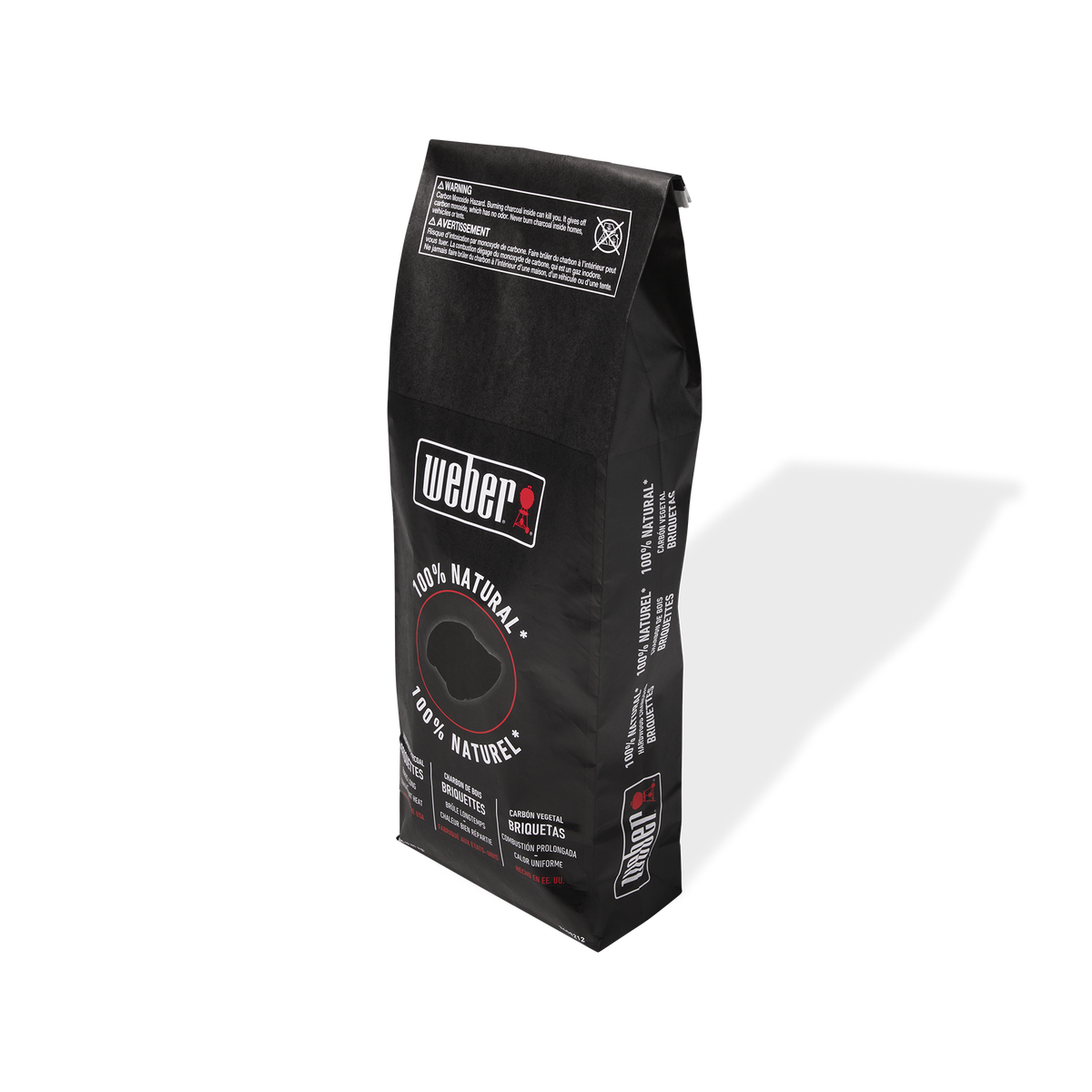 Weber Briquetas de carbón 20 lb — bolsa oficial — La Carnicerie
