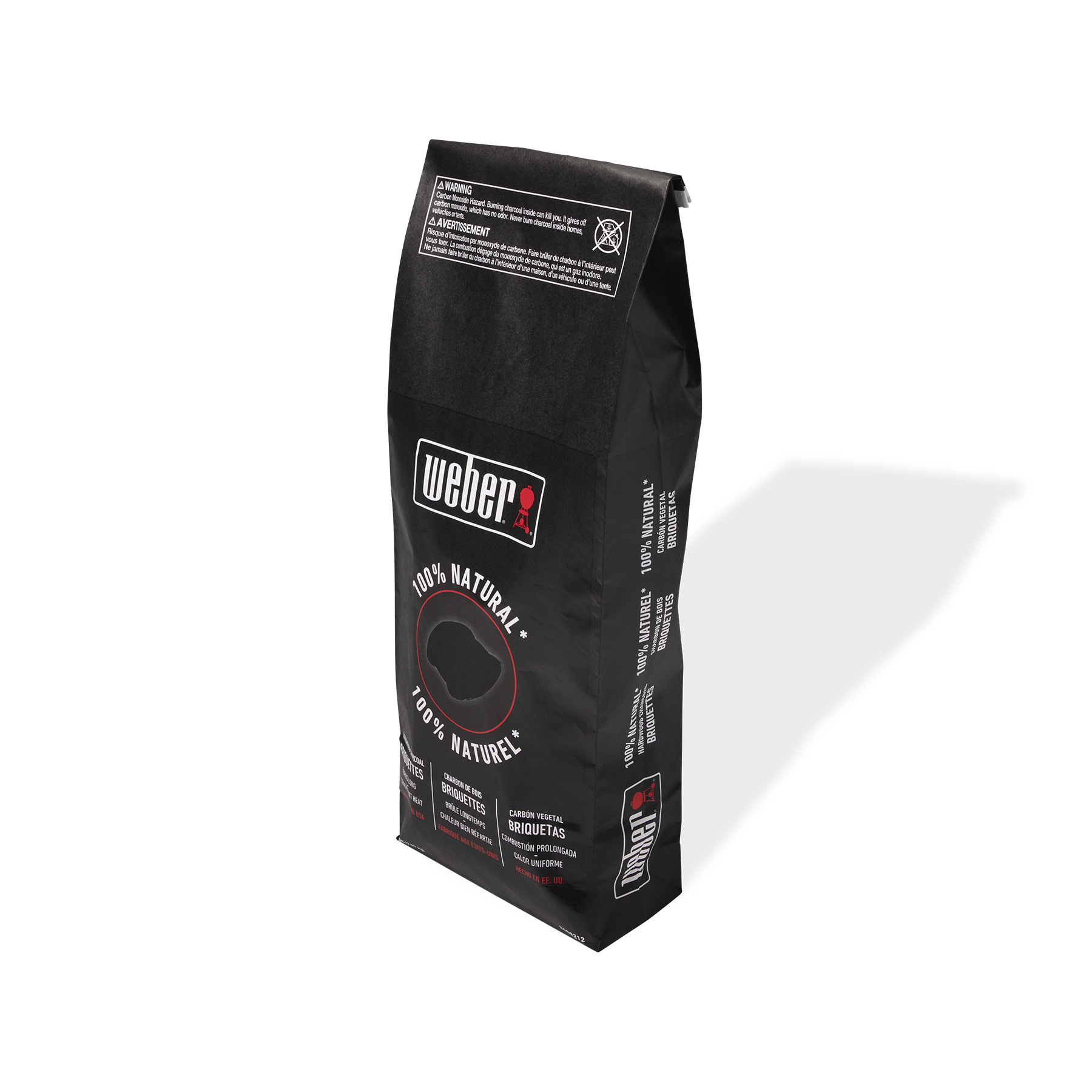 Weber Briquetas de carbón 20 lb — bolsa oficial — La Carnicerie