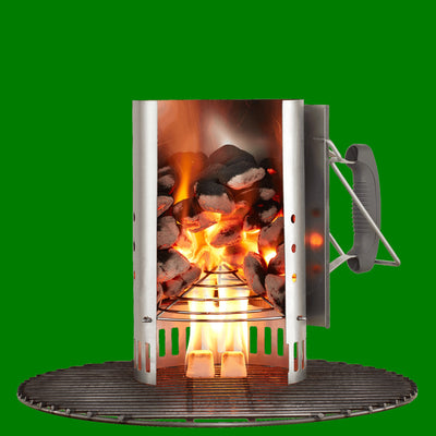 Weber RapidFire iniciador carbón vista lateral — La Carnicerie