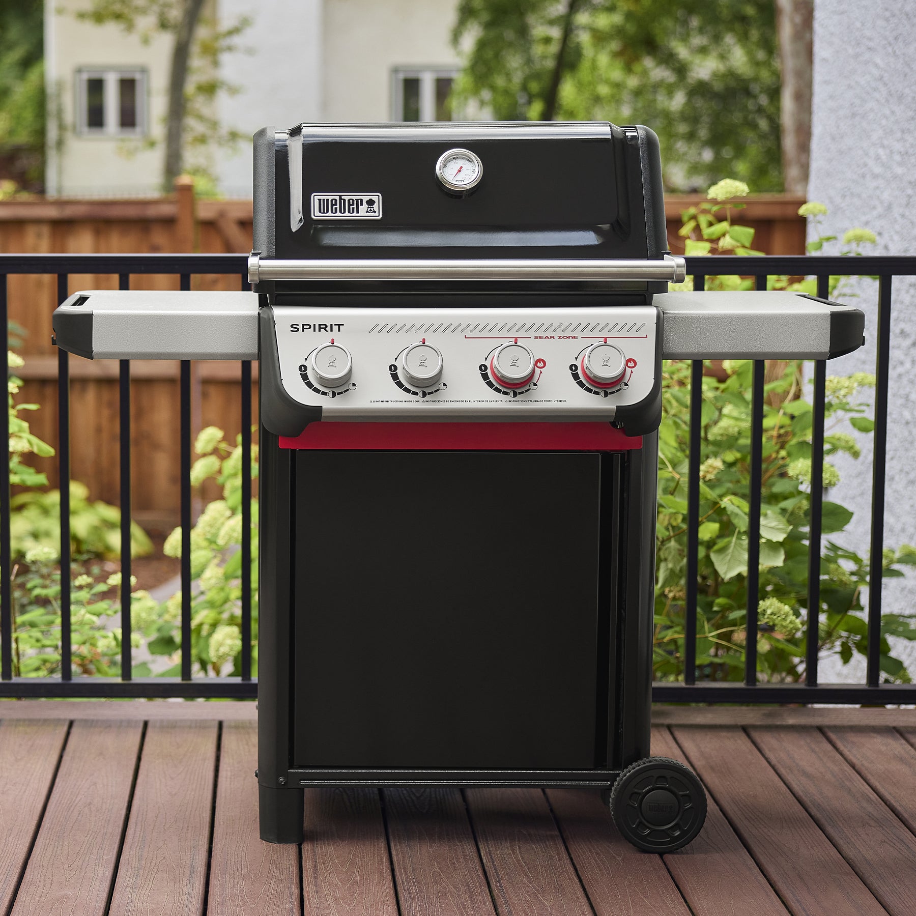 Weber Spirit E-425 tapa termómetro gas natural — La Carnicerie
